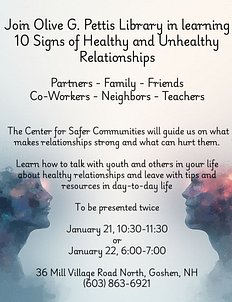 Olive G. Pettis Library in Partnership With The Center for Safer Communities