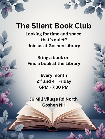 Silent Book Club General (11 x 17 in) 2 (8.5 x 11 in)